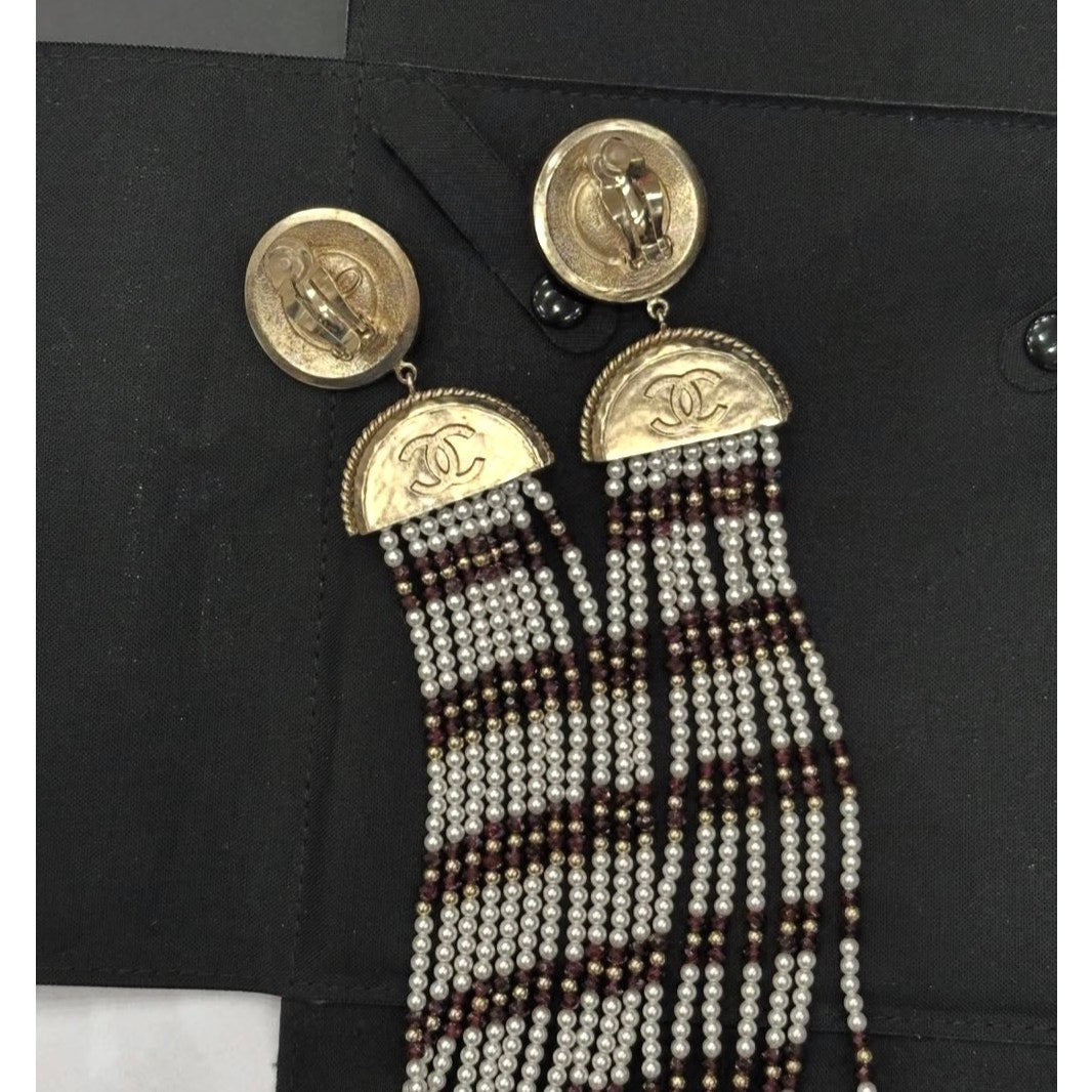 NWOT Chanel Pre-Fall 2019 Pearl Drop Earrings Pre-owned