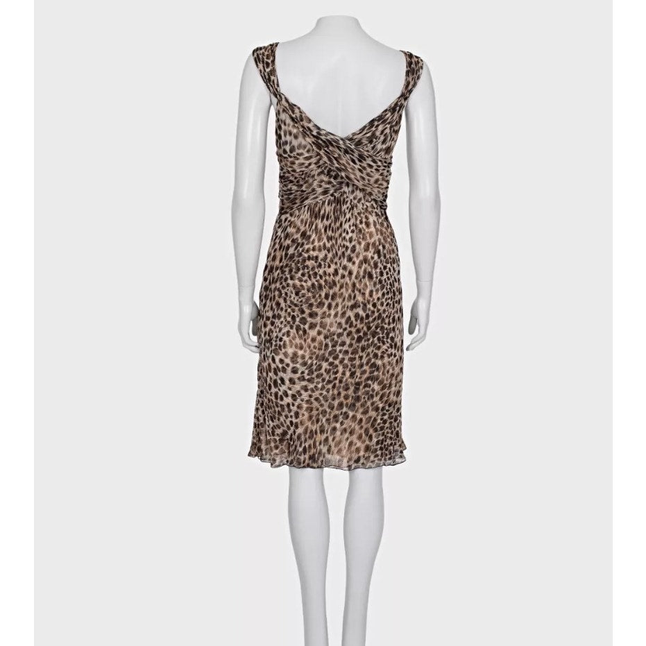Valentino Animal Print Silk Dress - UK10 / M Pre-owned