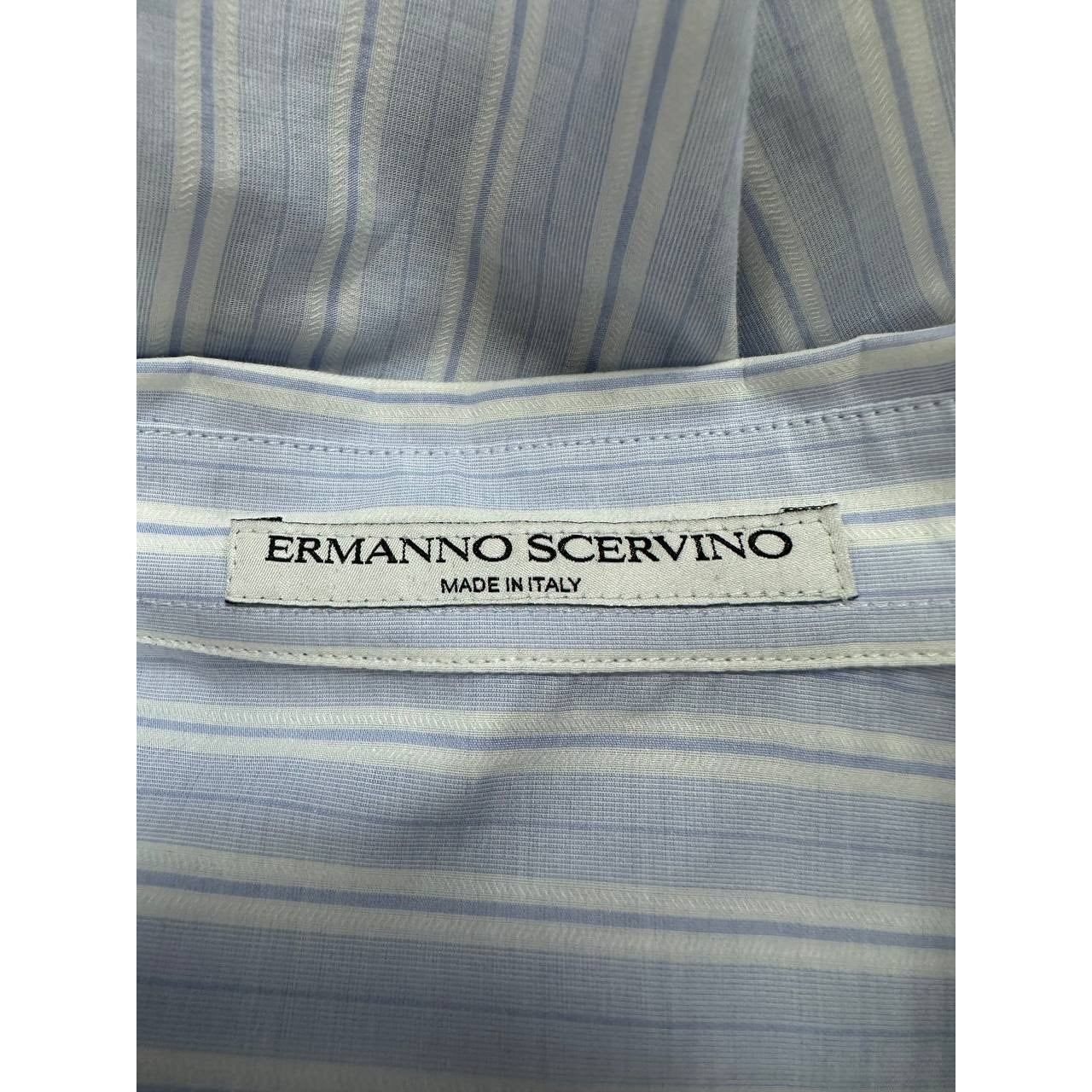 Ermanno Scervino Striped Cotton Shirt - Size 44 Pre-owned