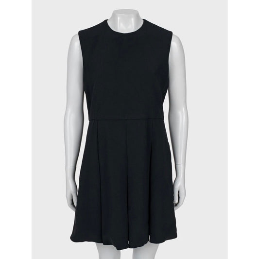 Celine Vintage  Black Pleated Dress - FR42/XL Pre-owned