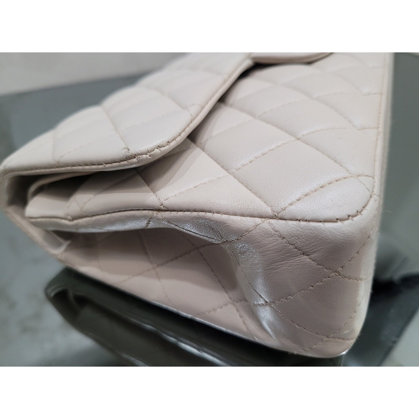 Chanel Medium Ivory Double Flap Bag Pre-owned