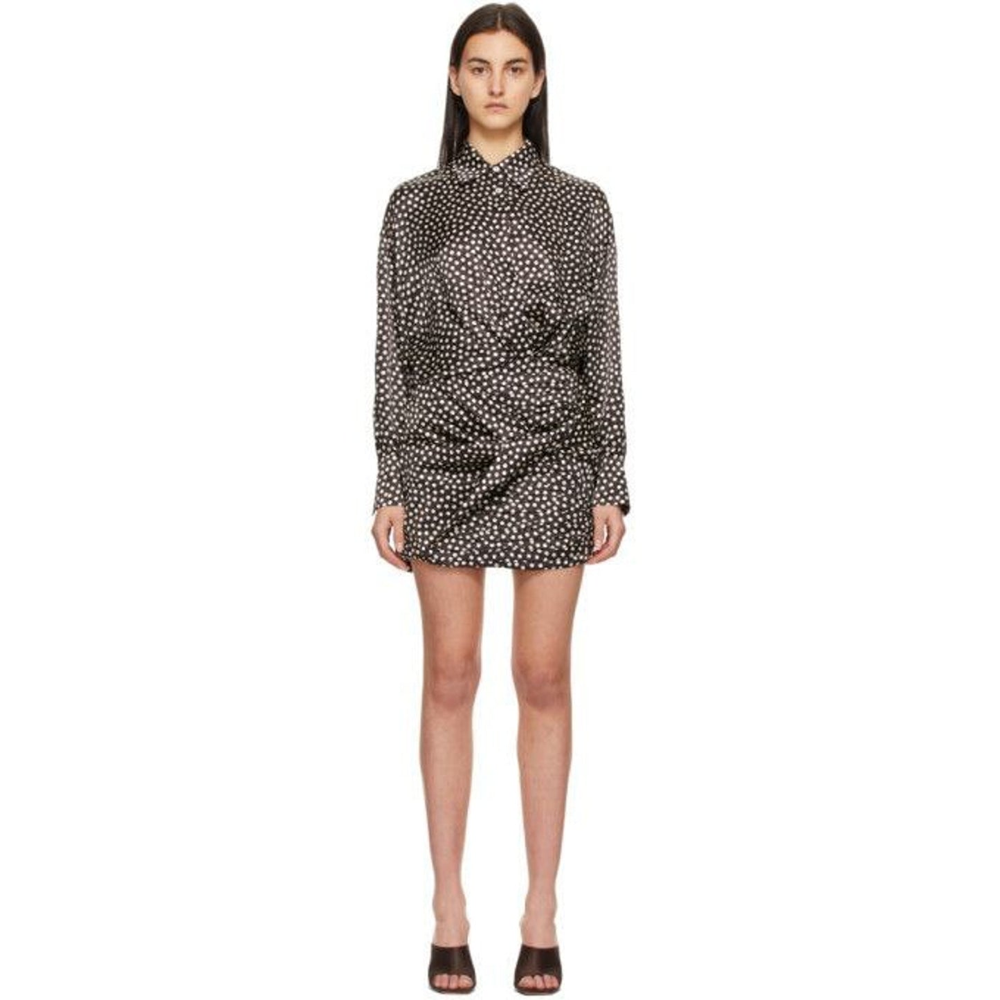 Magda Butrym Polka-Dot Silk Dress Sz.34 Pre-owned