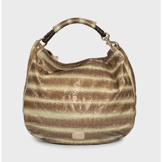 Jimmy Choo Multicolor Striped Leather Shoulder Bag Pre-owned