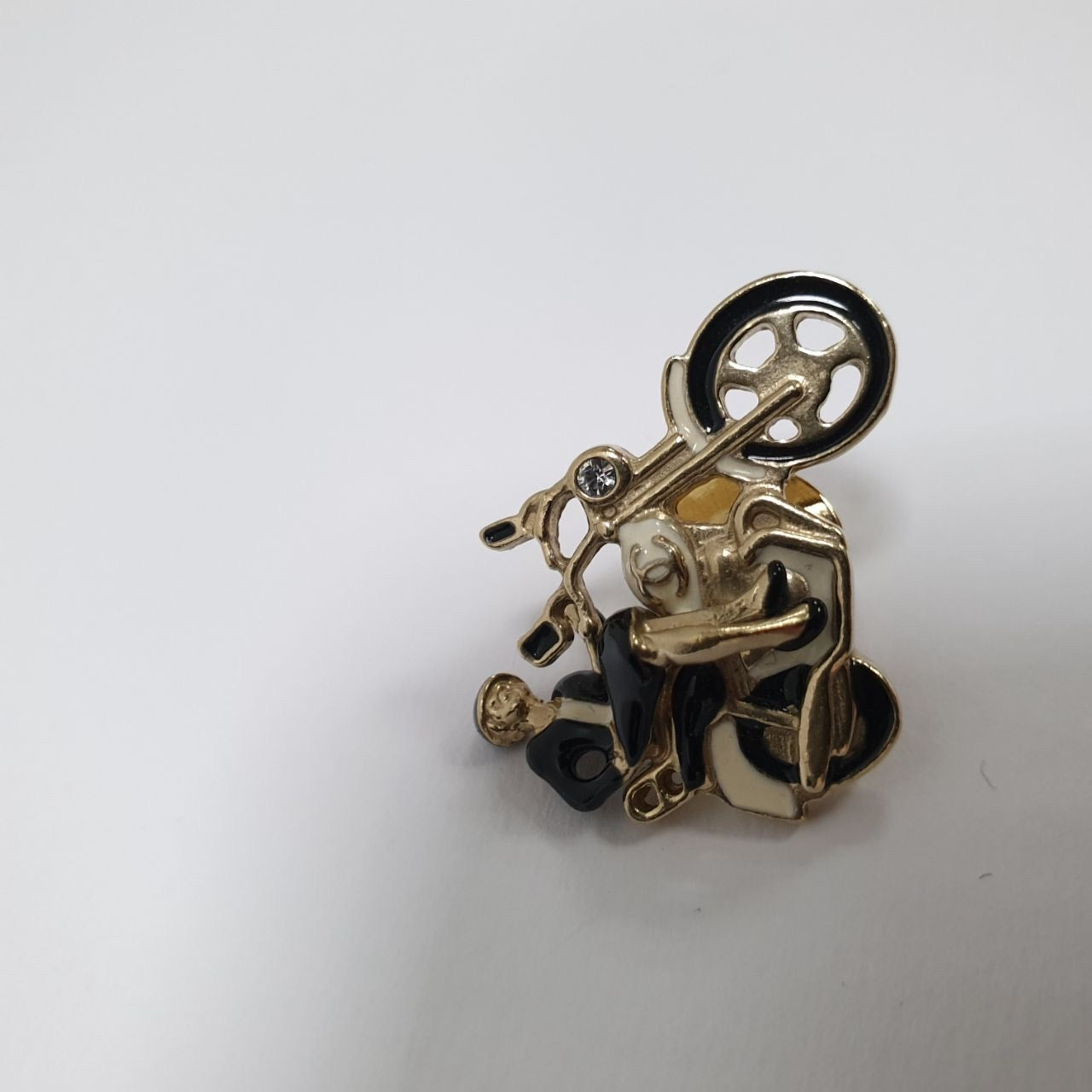 Chanel Coco Motorcycle Spring 2010 Collection Brooch  Pre-owned