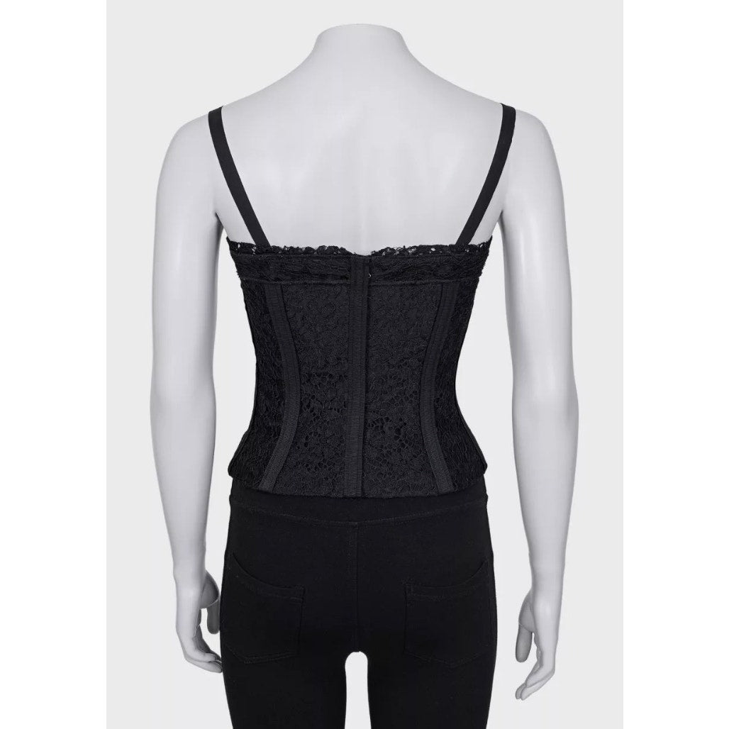 Dolce & Gabbana Black Lace Corset Top - Size XS / IT38 Pre-owned