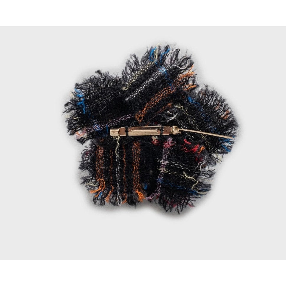 Chanel Fall 2013 RTW Raw-Edge Multicolor Brooch Pre-owned