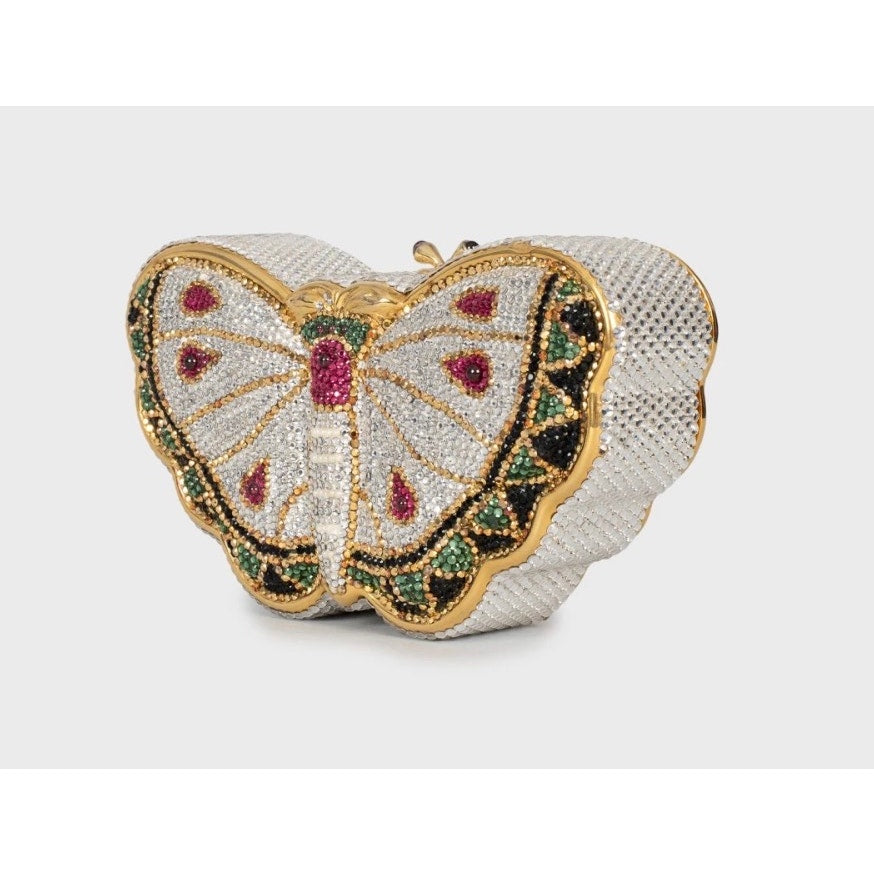 Judith Leiber Butterfly Crystal Clutch Bag Pre-owned