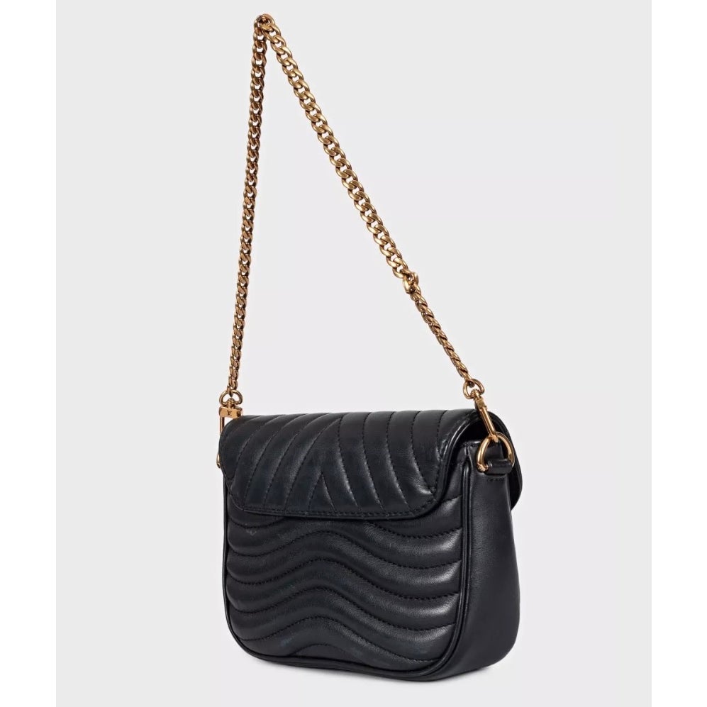 Louis Vuitton New Wave Multi Pochette Black Leather Crossbody Bag Pre-owned