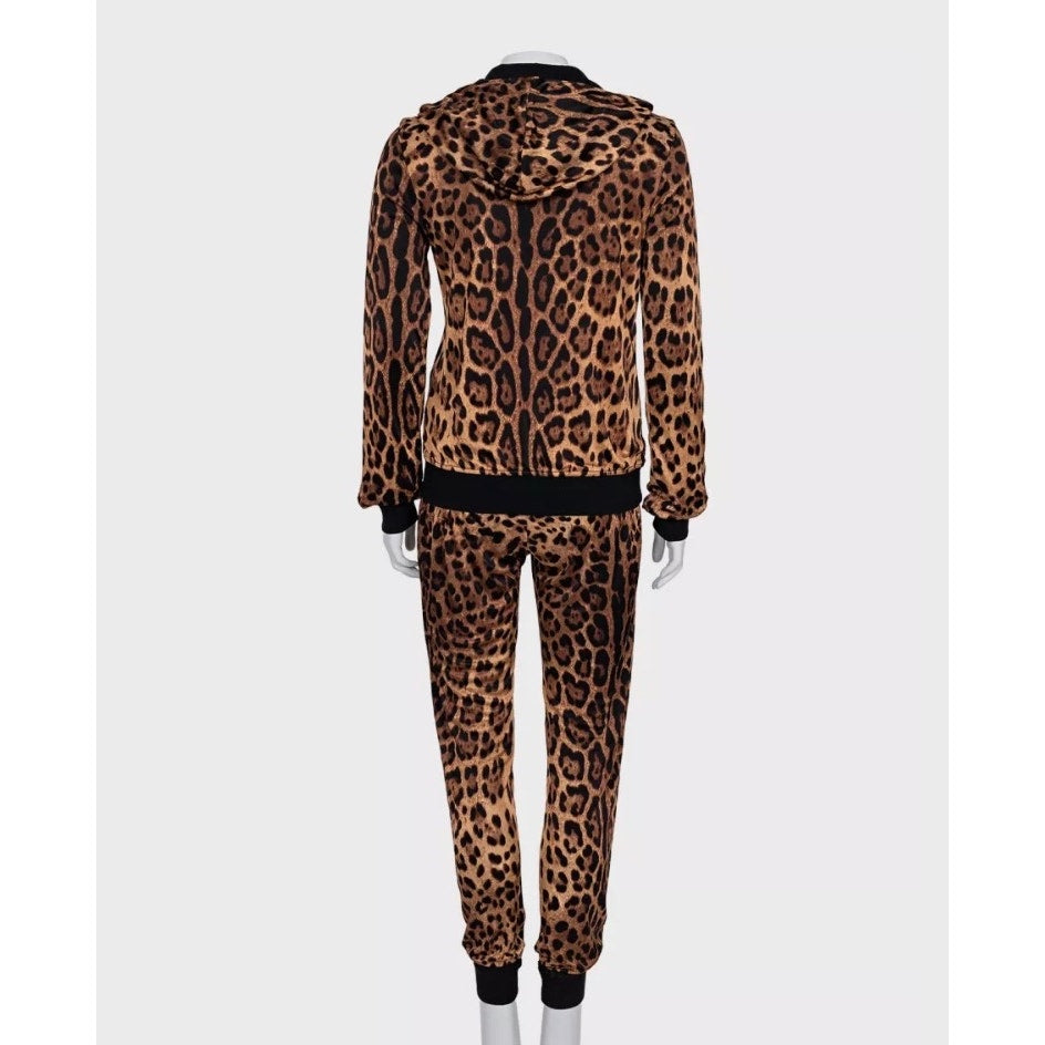 Dolce & Gabbana Leopard Print Three-Piece Suit - S / IT40 Pre-owned