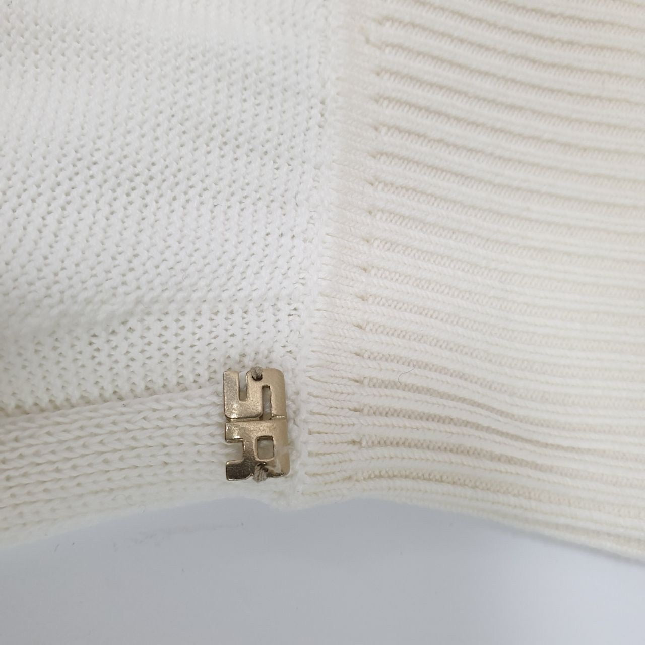 Sonia Rykiel Whight Knitted Mini Dress Sz.38 pre-owned