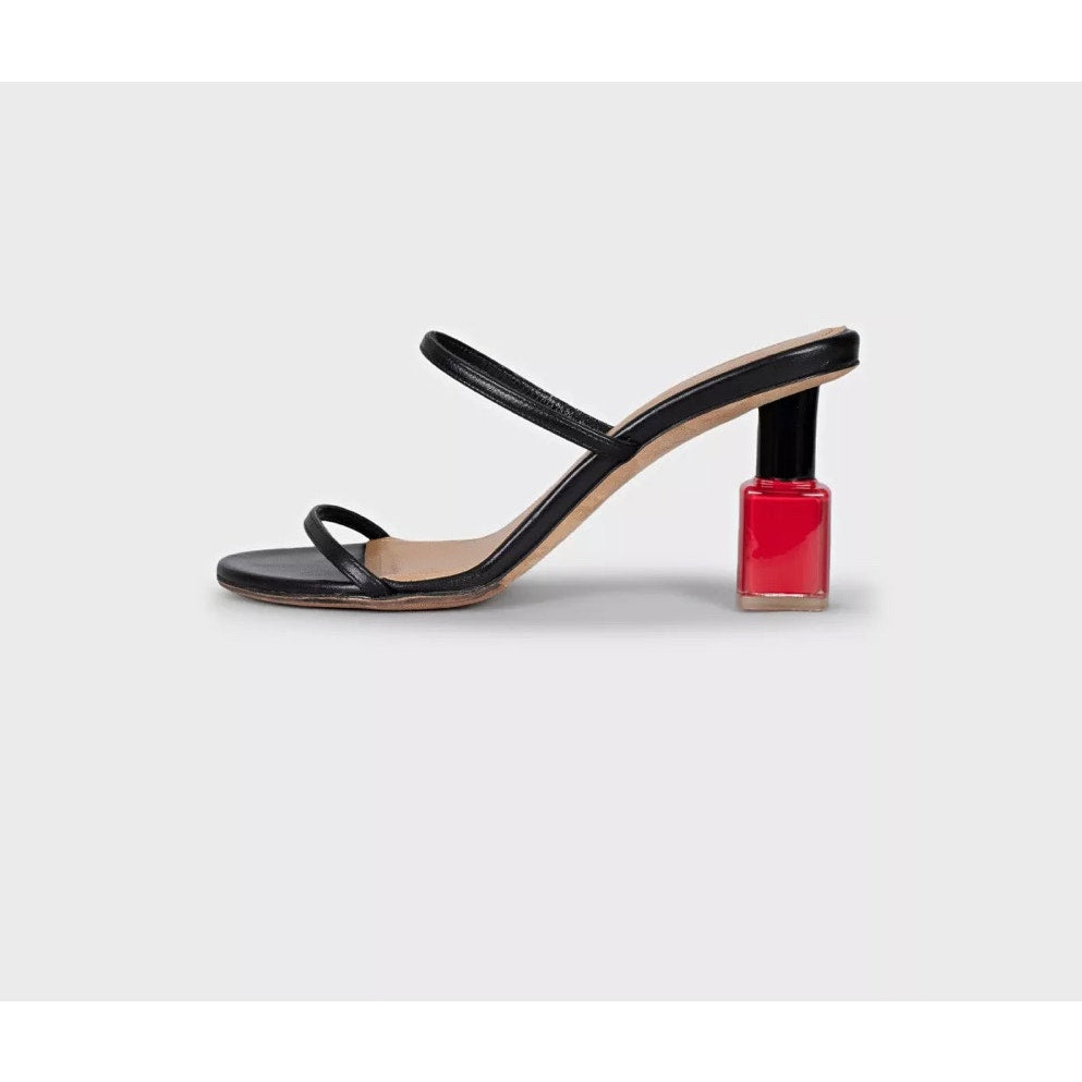 Loewe Nail Polish Leather Mules - Size 38 Pre-owned