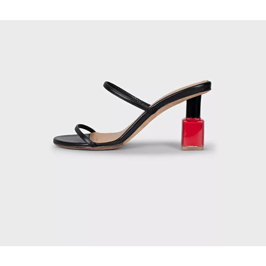 Loewe Nail Polish Leather Mules - Size 38 Pre-owned