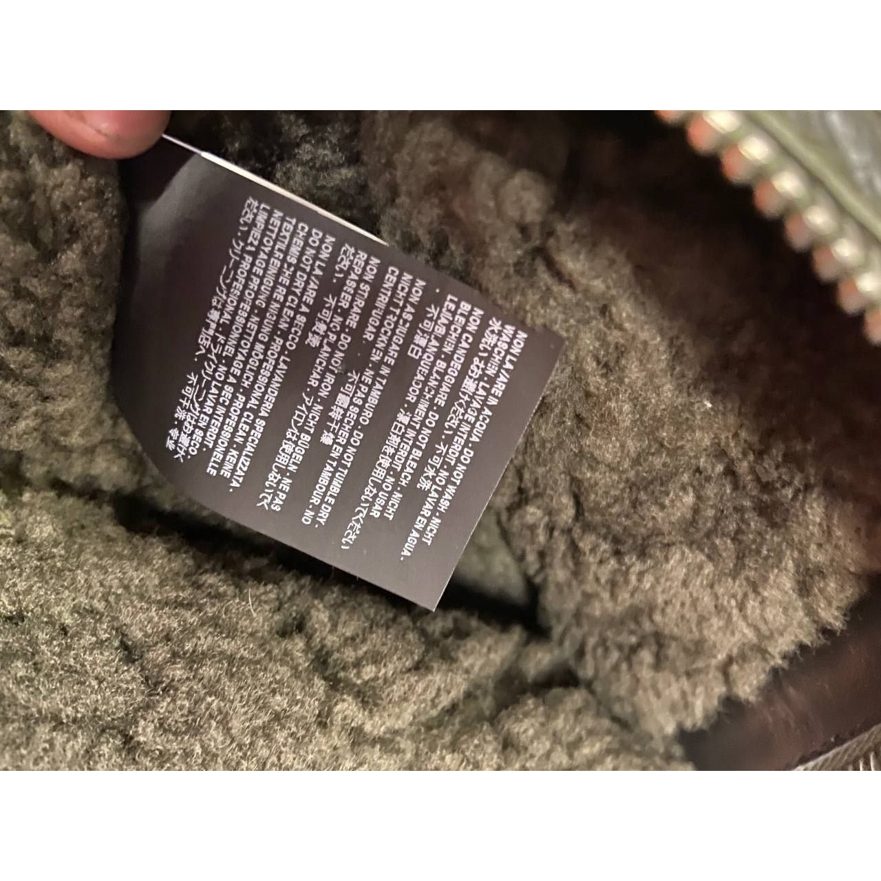 Balenciaga Green Sheepskin Oversized Coat - Size FR36/S Pre-owned