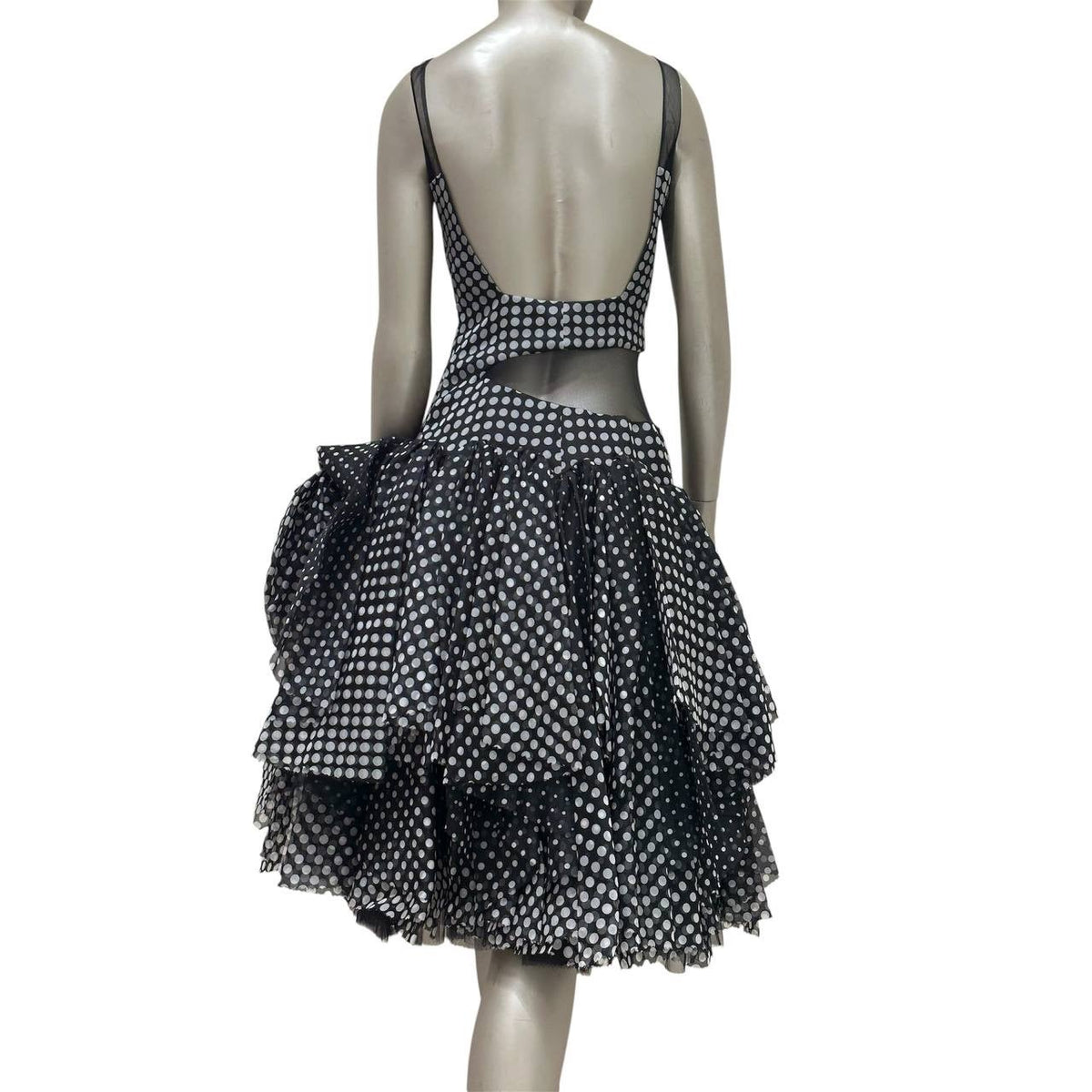 Alexander McQueen Polka-Dot Flamenco Dress Sz. S Pre-owned
