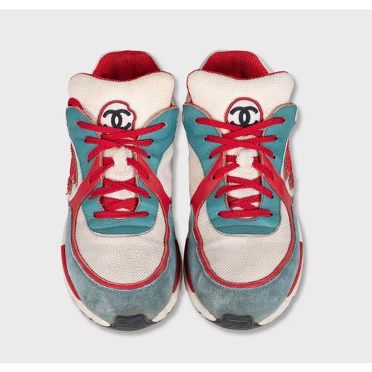 Chanel Multicolor CC Logo Sneakers Sz.35 pre-owned