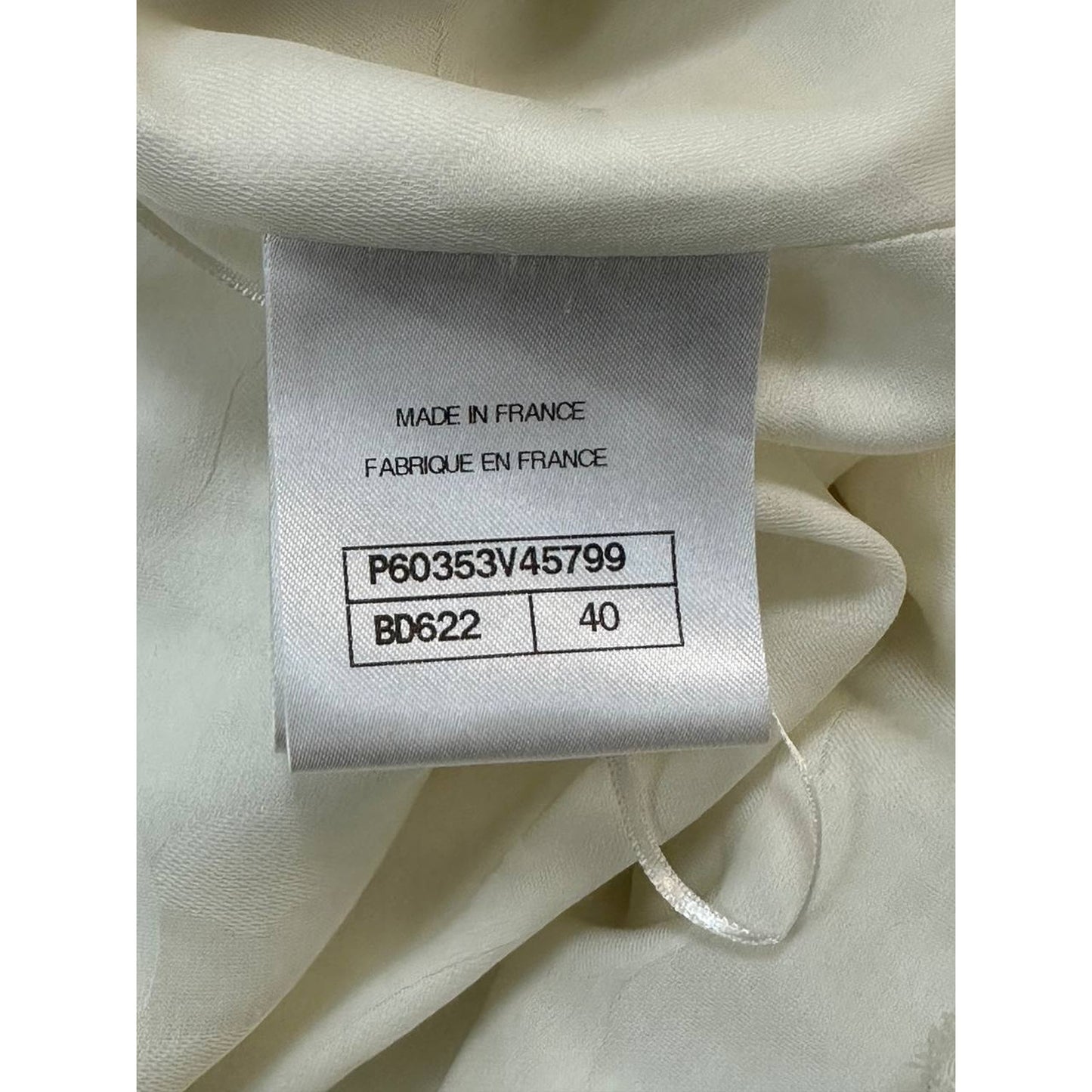 Chanel Tweed Ivory Mini Skirt  Sz.40 pre-owned