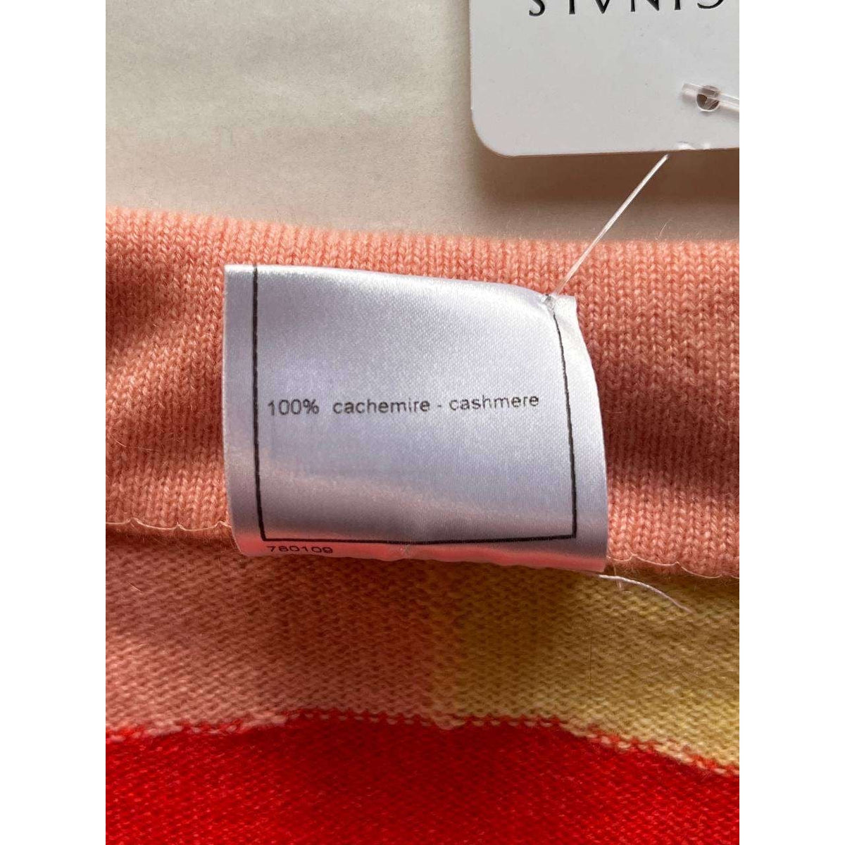 NWOT Chanel Multicolor Cashmere Airplane Embroidered Sweater IT 36 Pre-owned