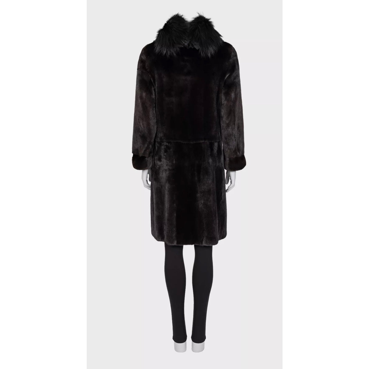 Amato Black Coat Straight Cut IT 40 S