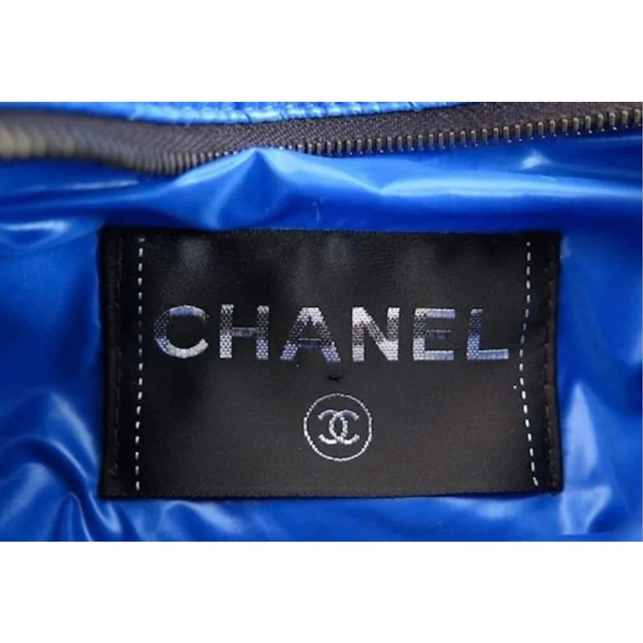 Chanel Reversible Zip-Up Jacket with Pockets sz.34XS pre-owned