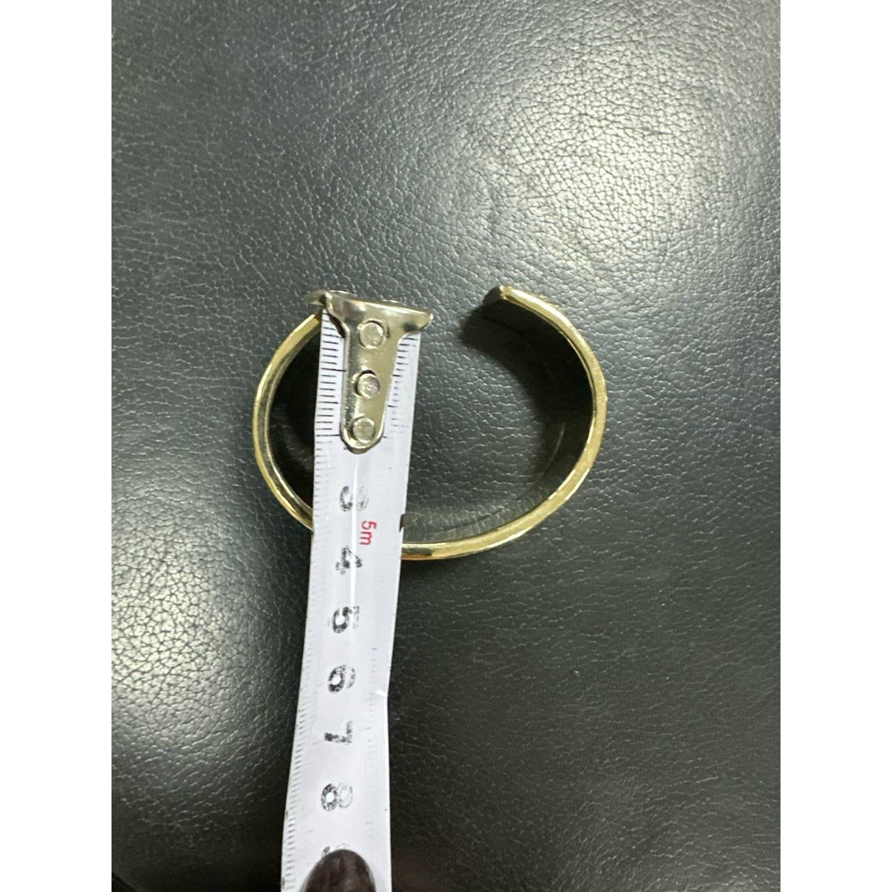 Chanel 22S Logo Enamel Gold Tone Cuff Bracelet S Pre-owned