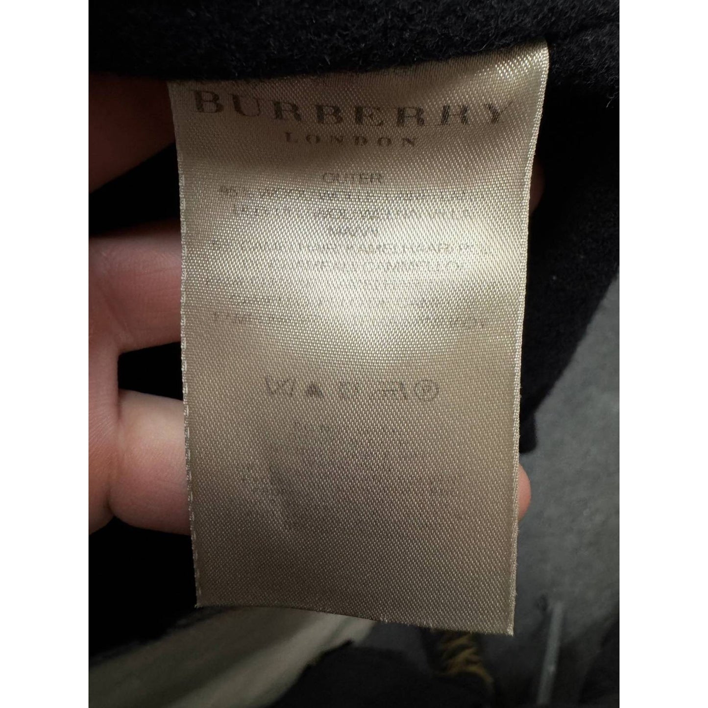 Burberry White Double-Breasted Trench Coat XL Pre-owned