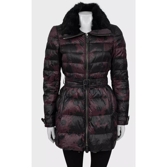 Burberry Brit Printed Fitted Down Coat  Sz.S Pre-owned