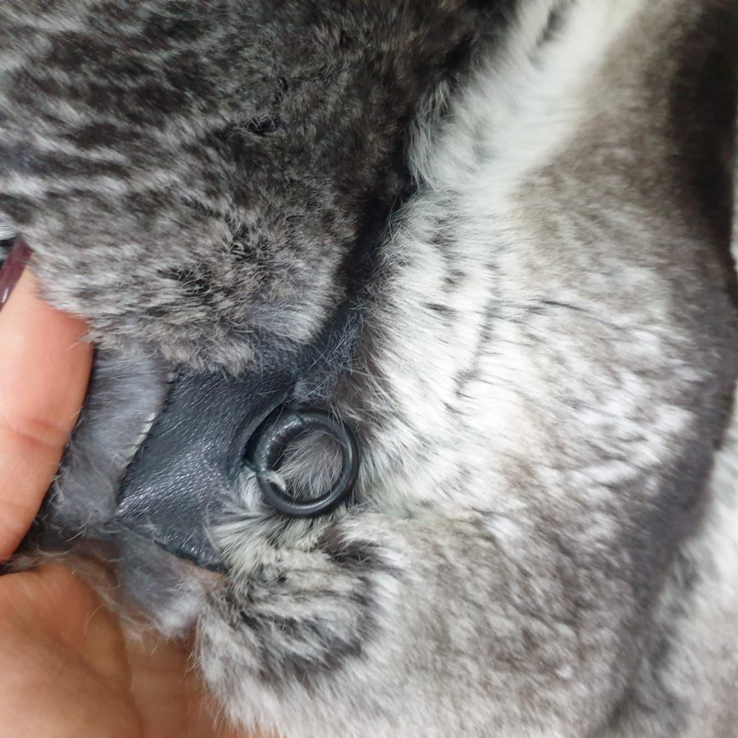 Natesse Chinchilla Fur Coat - Size L Pre-owned