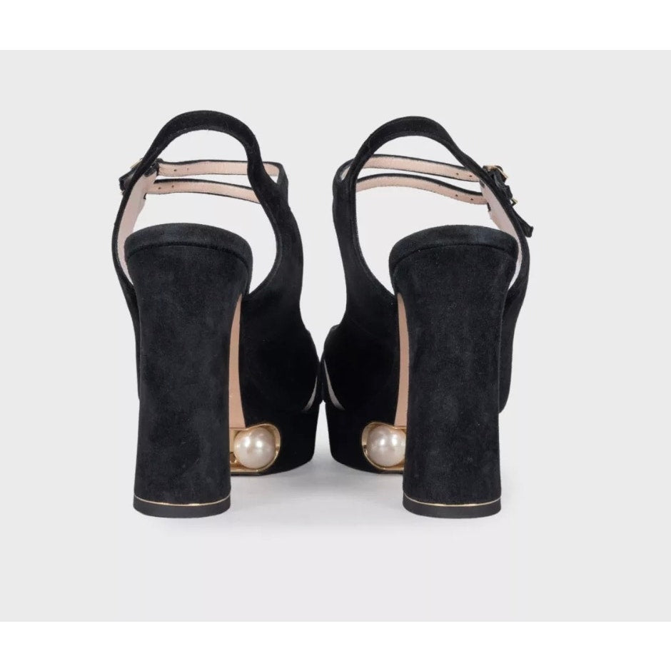 Nicholas Kirkwood Pearl Suede Sandals - Size 39 Pre-owned
