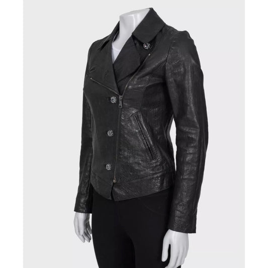 Dolce & Gabbana Black Leather Jacket EU 36 / S pre-owned