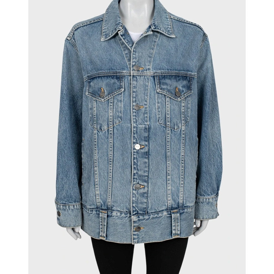 Khaite Oversized Blue Denim Jacket Sz.S Pre-owned