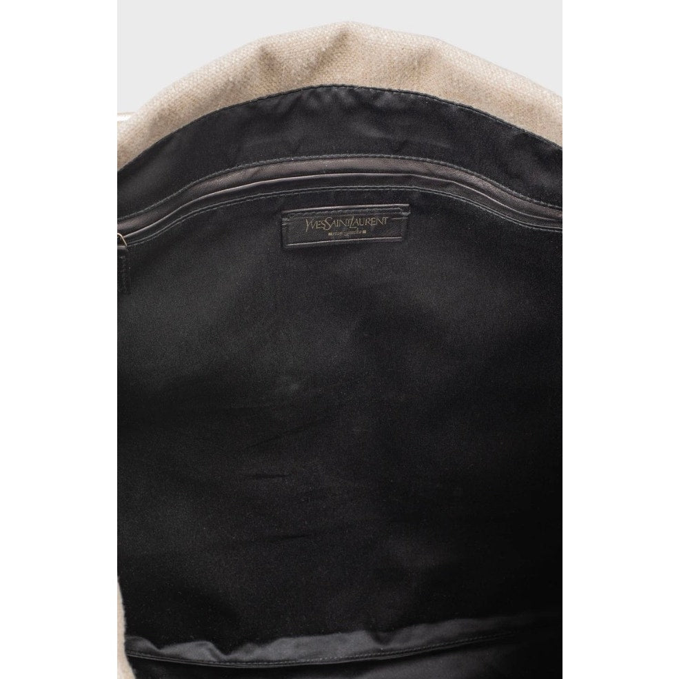 Saint Laurent Vintage Shopper Signature Logo Bag Pre-owned
