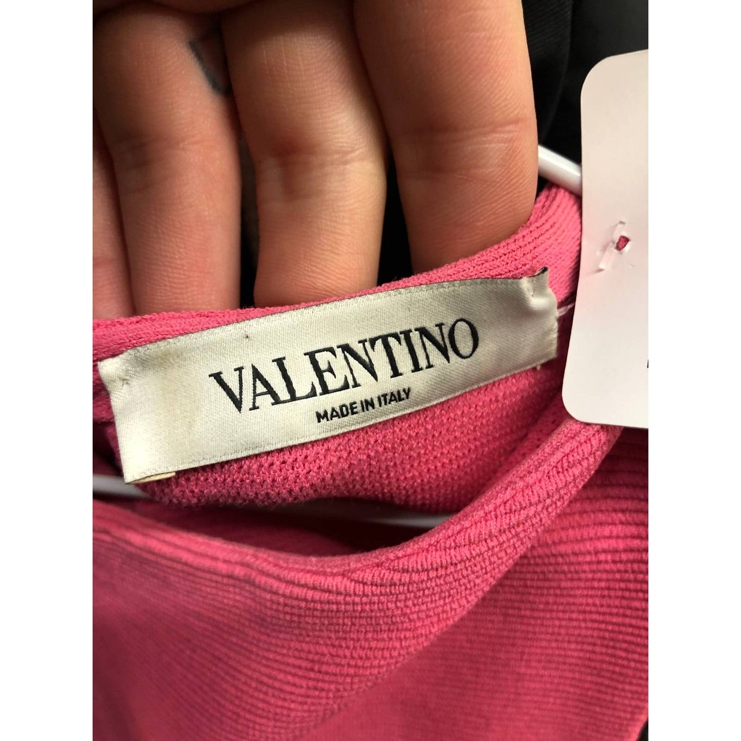 Valentino Pink Lace Detail Dress - Size XS Pre-owned