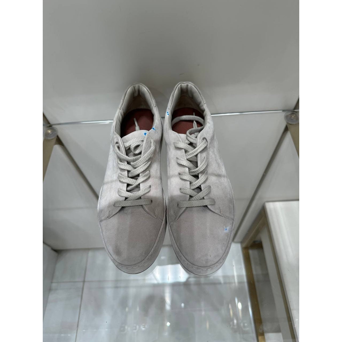Loro Piana Tennis Walk White Suede Sneakers EU 36 Pre-owned