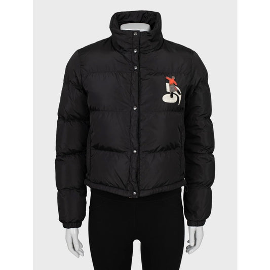 Prada Black Ski Jacket with Patches M / IT42 pre-owned