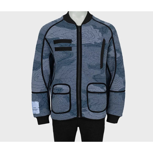 Alexander McQueen McQ Blue Oversized Bomber Jacket  L pre-owned