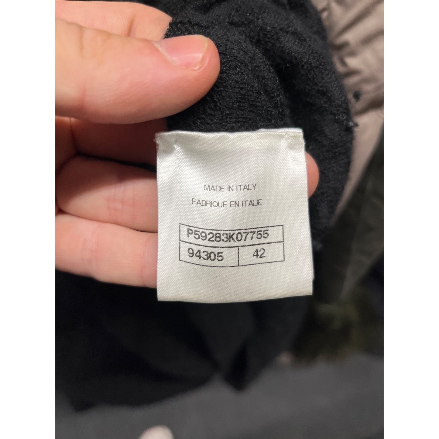 Chanel Black Cashmere & Silk Knit Midi Dress - Sz.42 (M) pre-owned