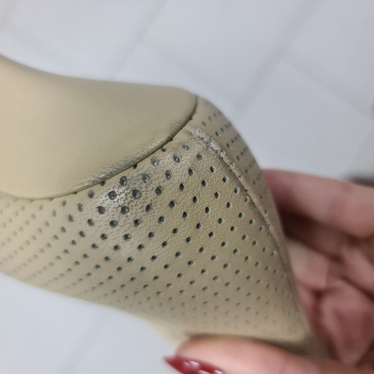 Fendi beige ankle boots with stretch-knit panel Sz.38 Pre-owned