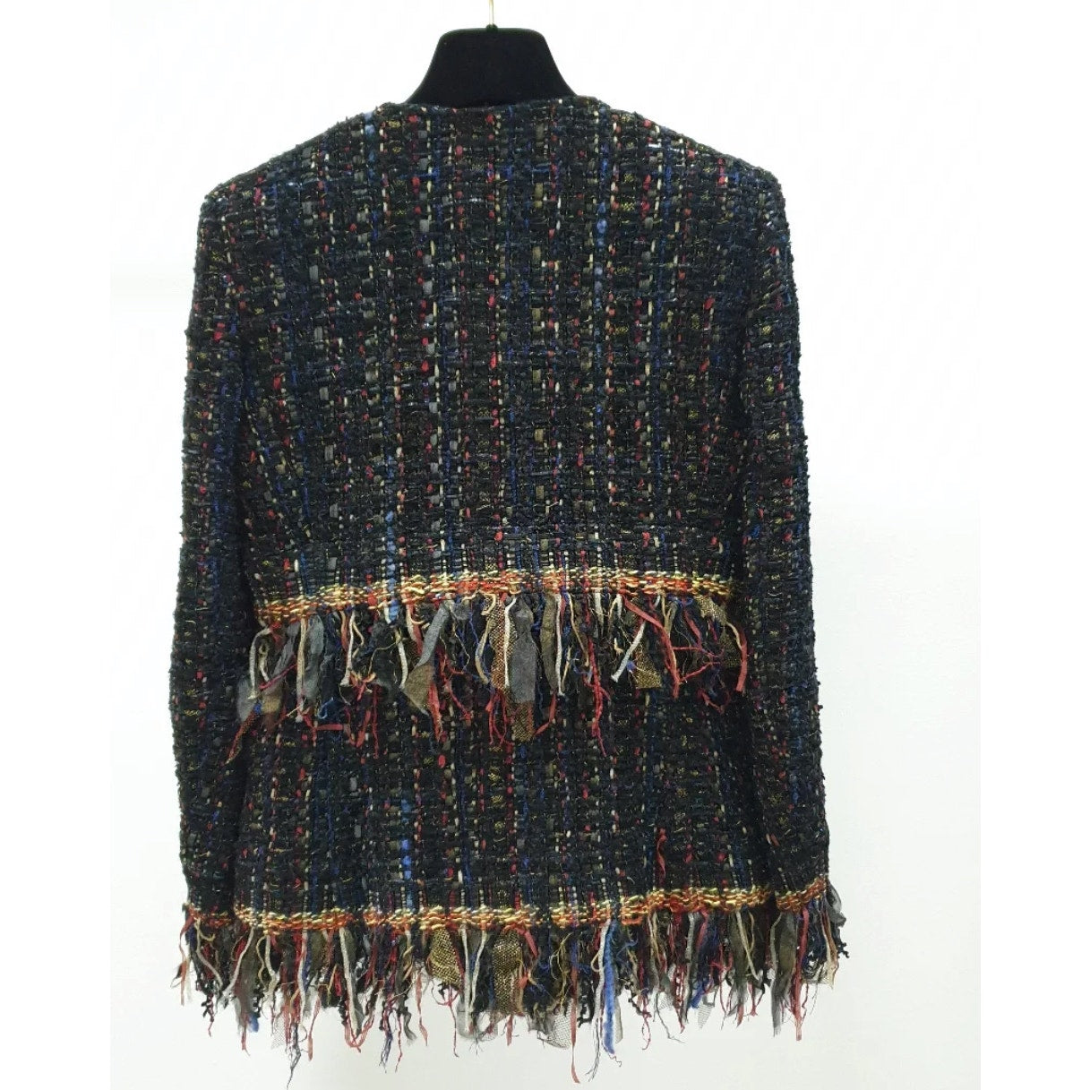 CHANEL 17A Paris-Cosmopolite Tweed Jacket Sz.38 Pre-owned