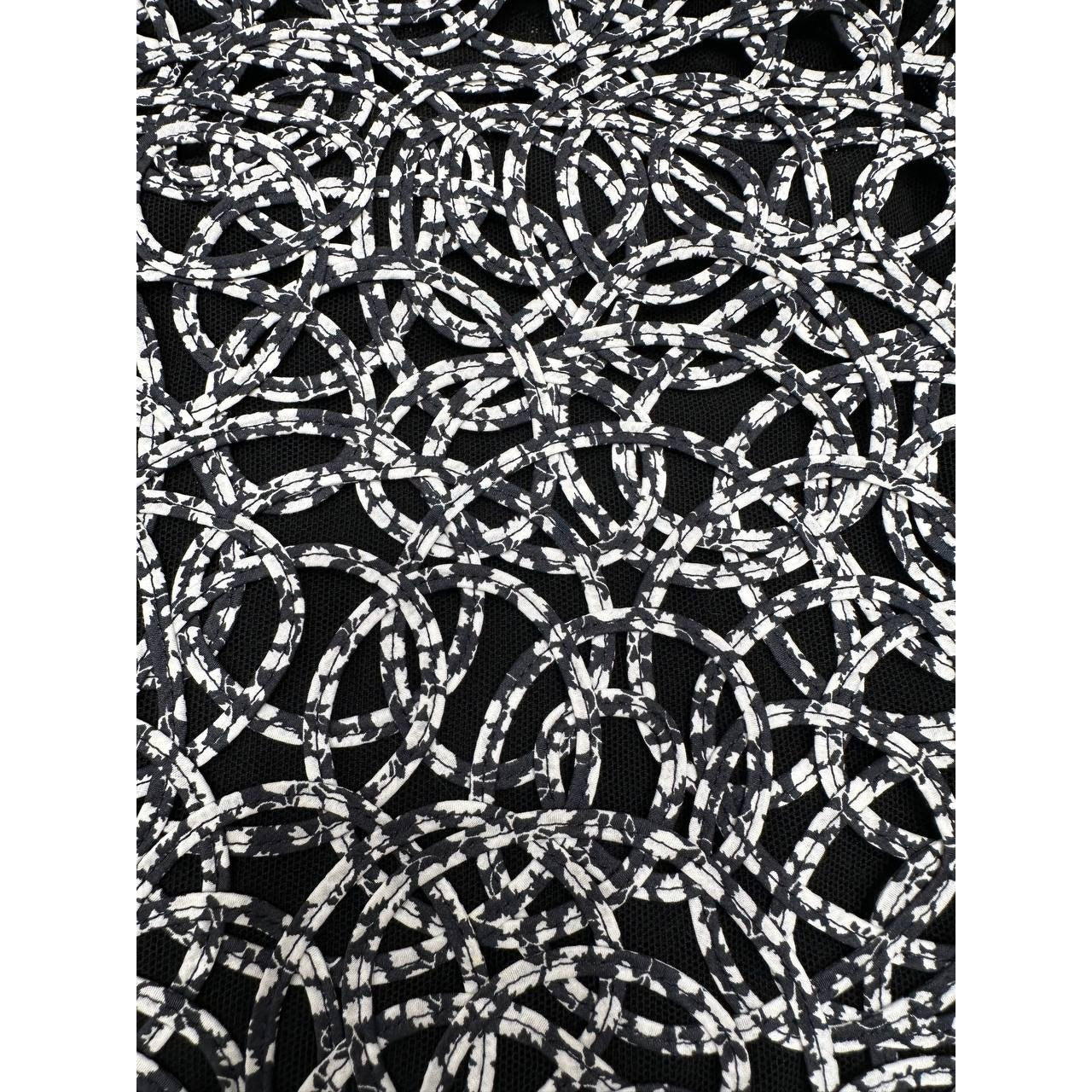 Chanel Black & White Lace Two-Piece Suit Sz.36 Pre-owned