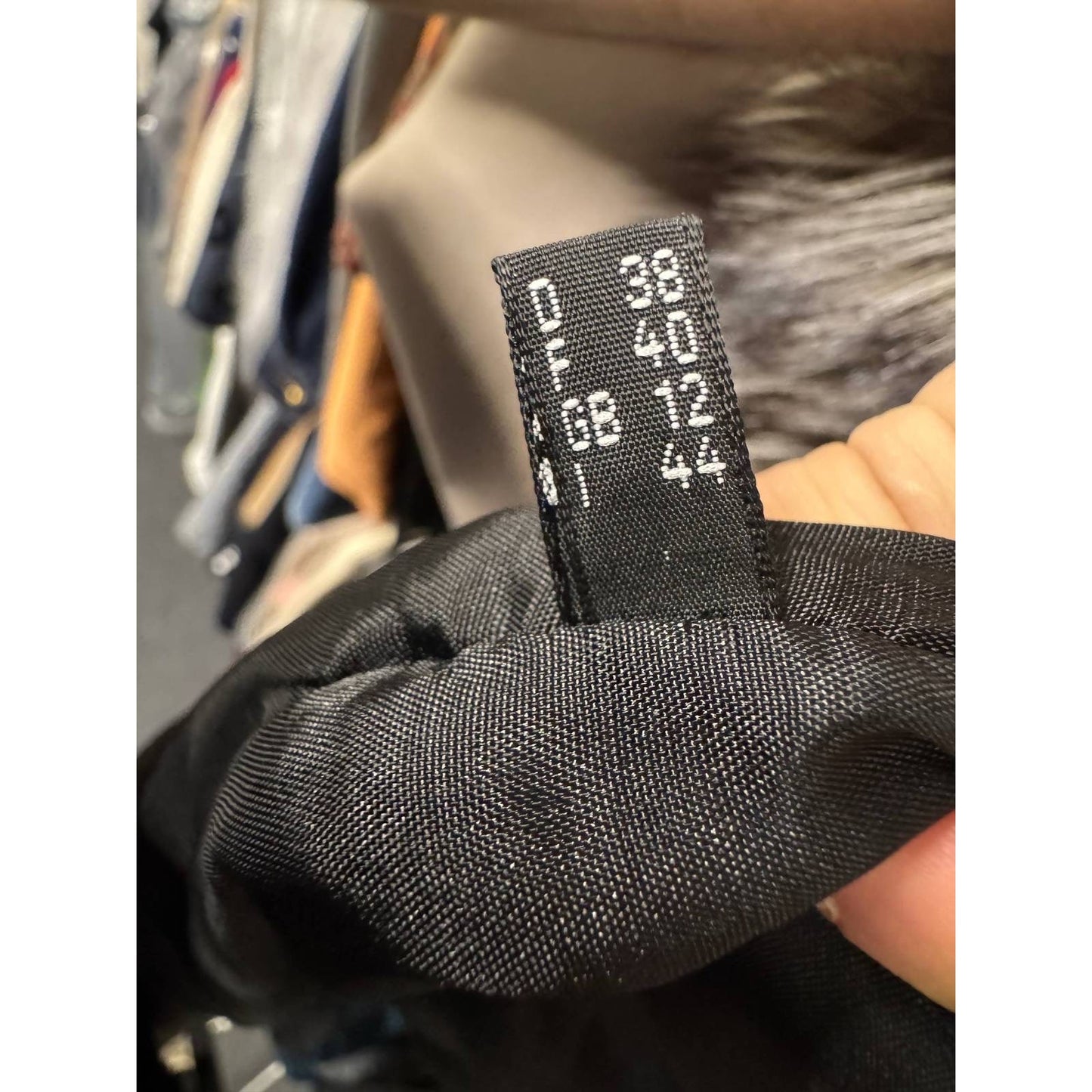 Zilli Grey Coat with Detachable faux Fur Trim - Size L Pre-owned