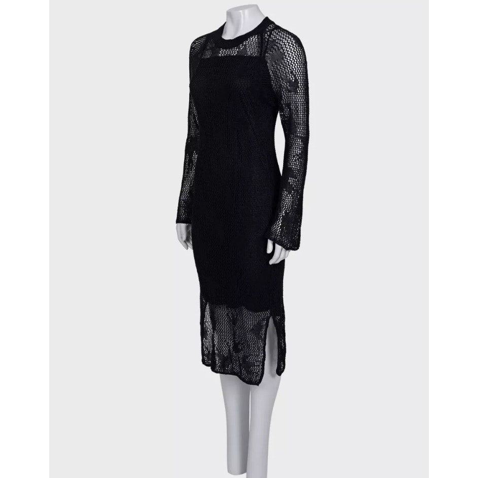 Alexander McQueen McQ Knitted Linen Dress - Size S Pre-owned