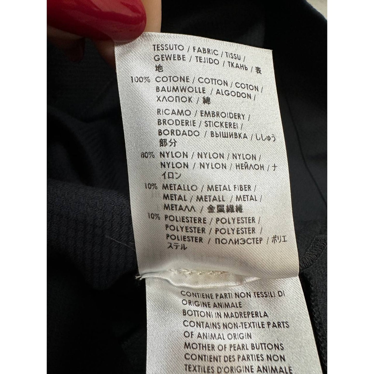 Stella McCartney Cotton Embroidery Shirt Sz.40 Pre-owned