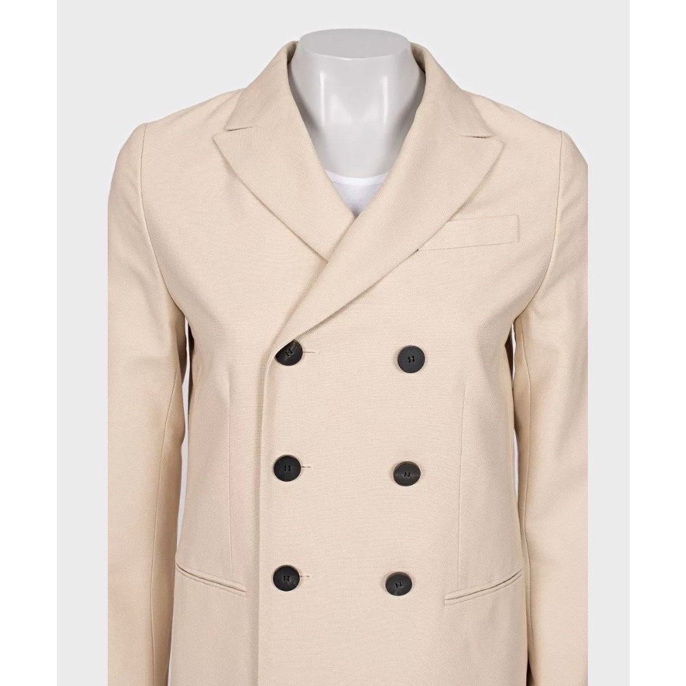 Christian Dior Beige Double-Breasted Jacket Size 36/S Pre-owed