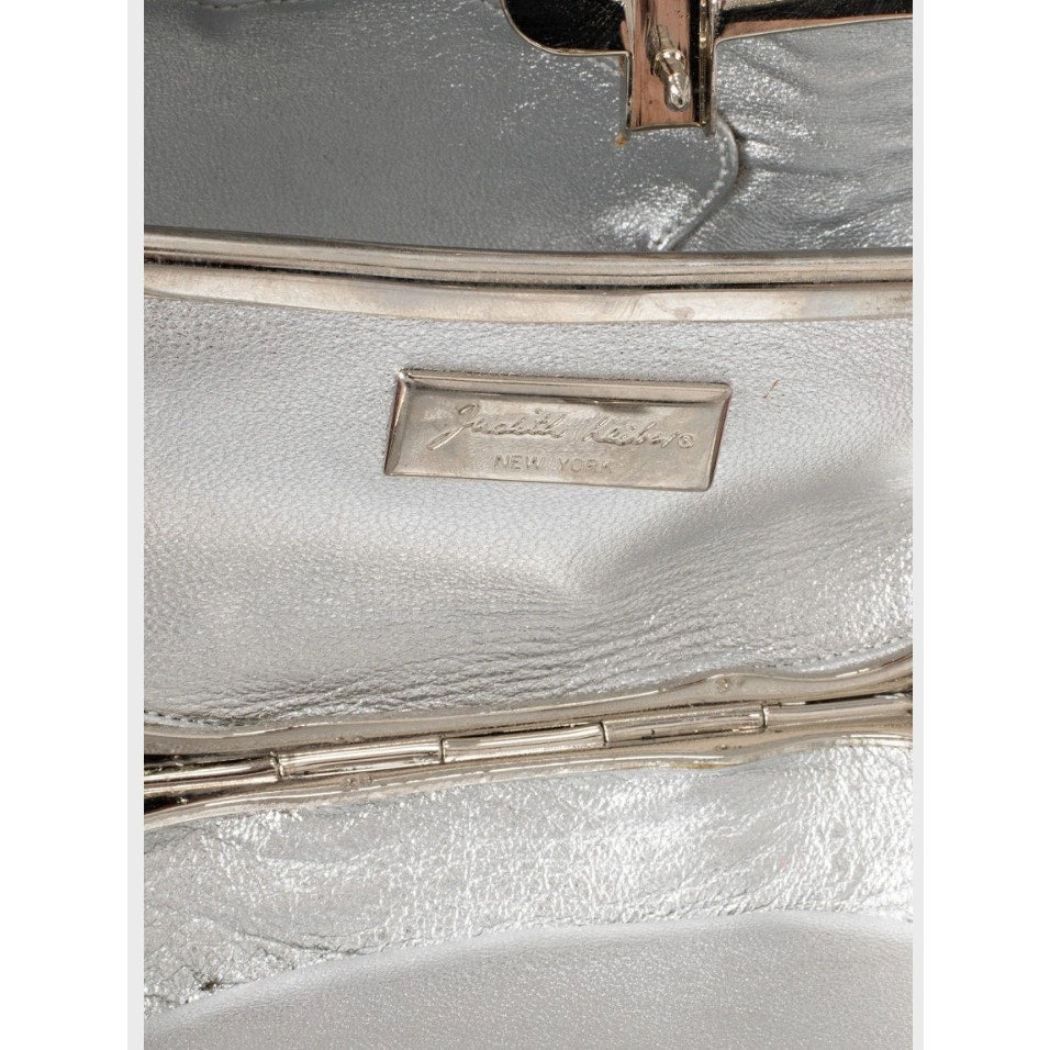 Judith Leiber Crystal Cat Minaudière Clutch Pre-owned