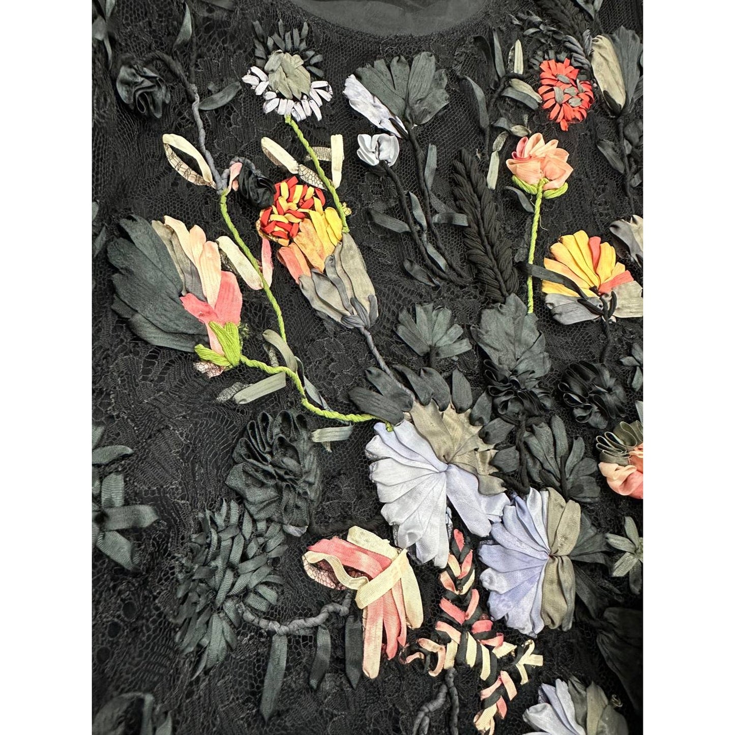 Valentino Decorative Appliqués Top Blouse Sz.S-L