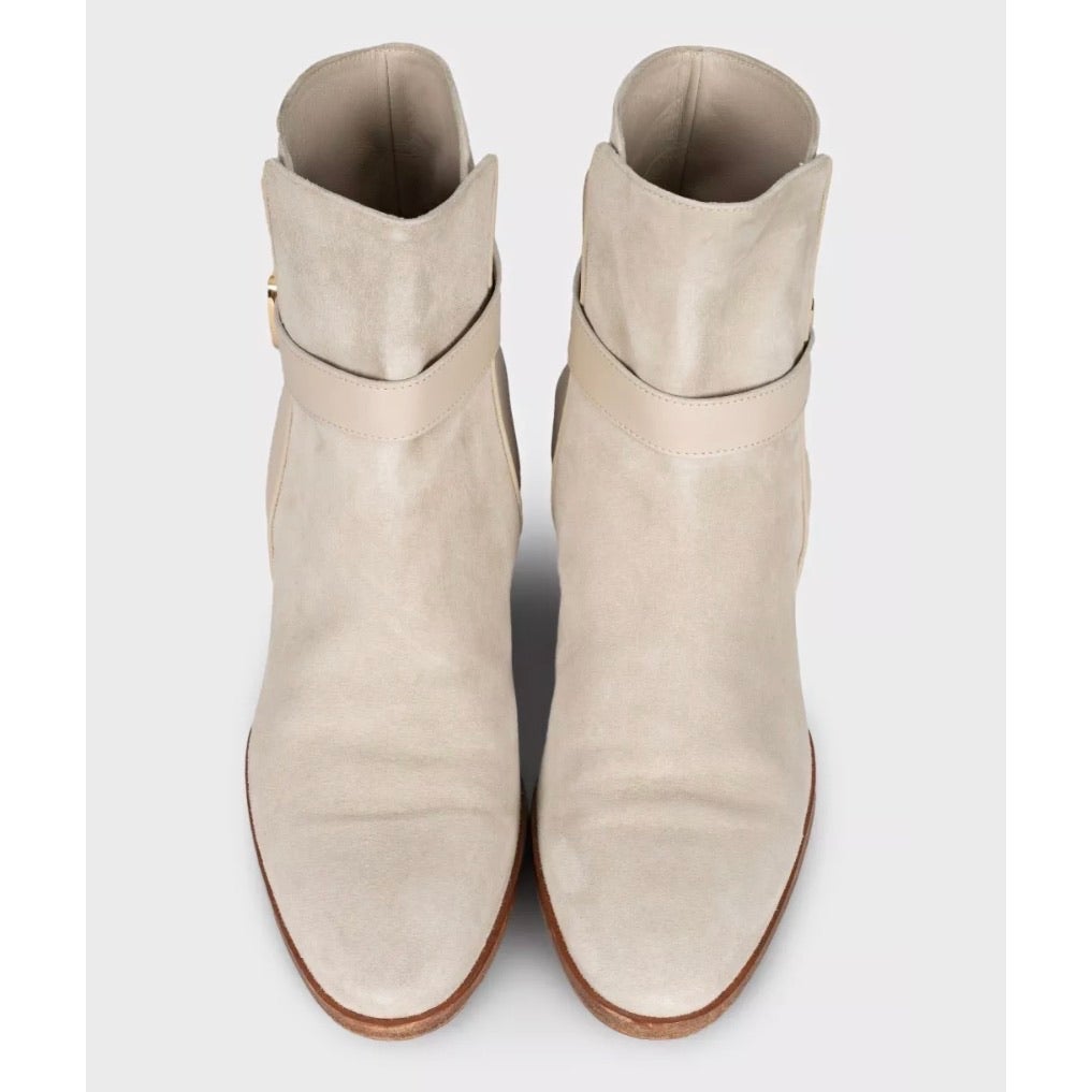 Loro Piana Brown Suede Ankle Boots - EU 38 Pre-owned