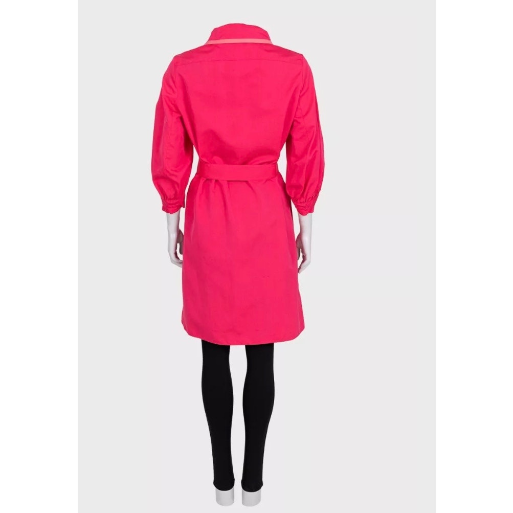 Yves Saint Laurent Pink Fitted Coat - US 6 / FR 38 Pre-owned