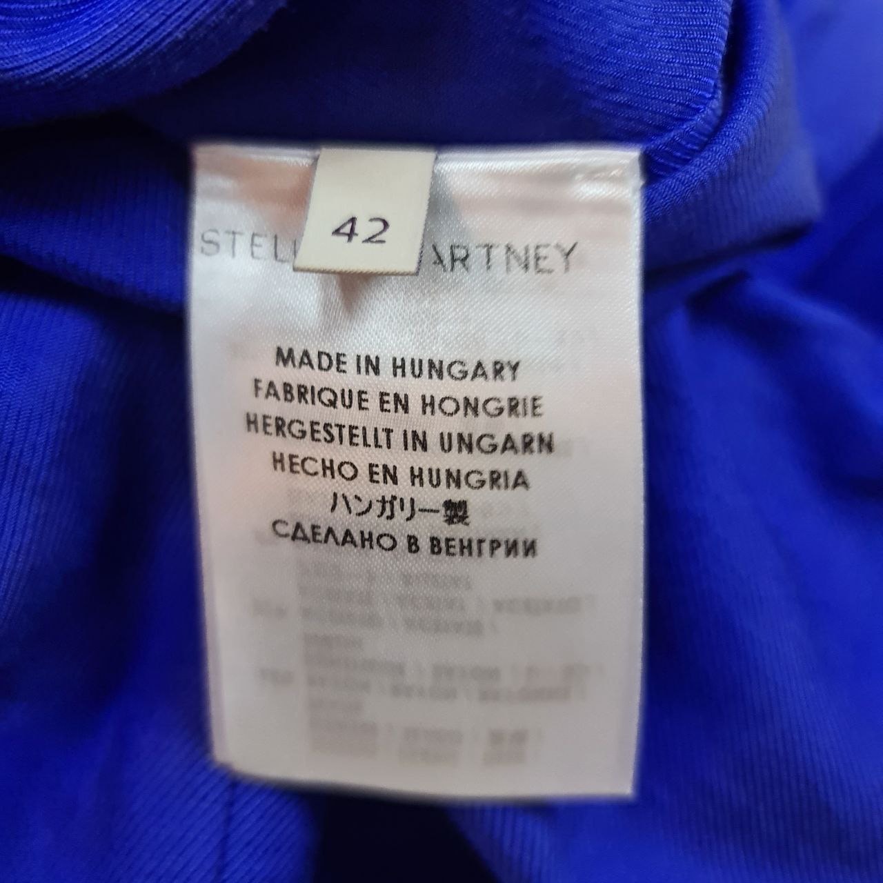 Stella McCartney Zipped Silhouette Mini Dress Sz.42 Pre-owned