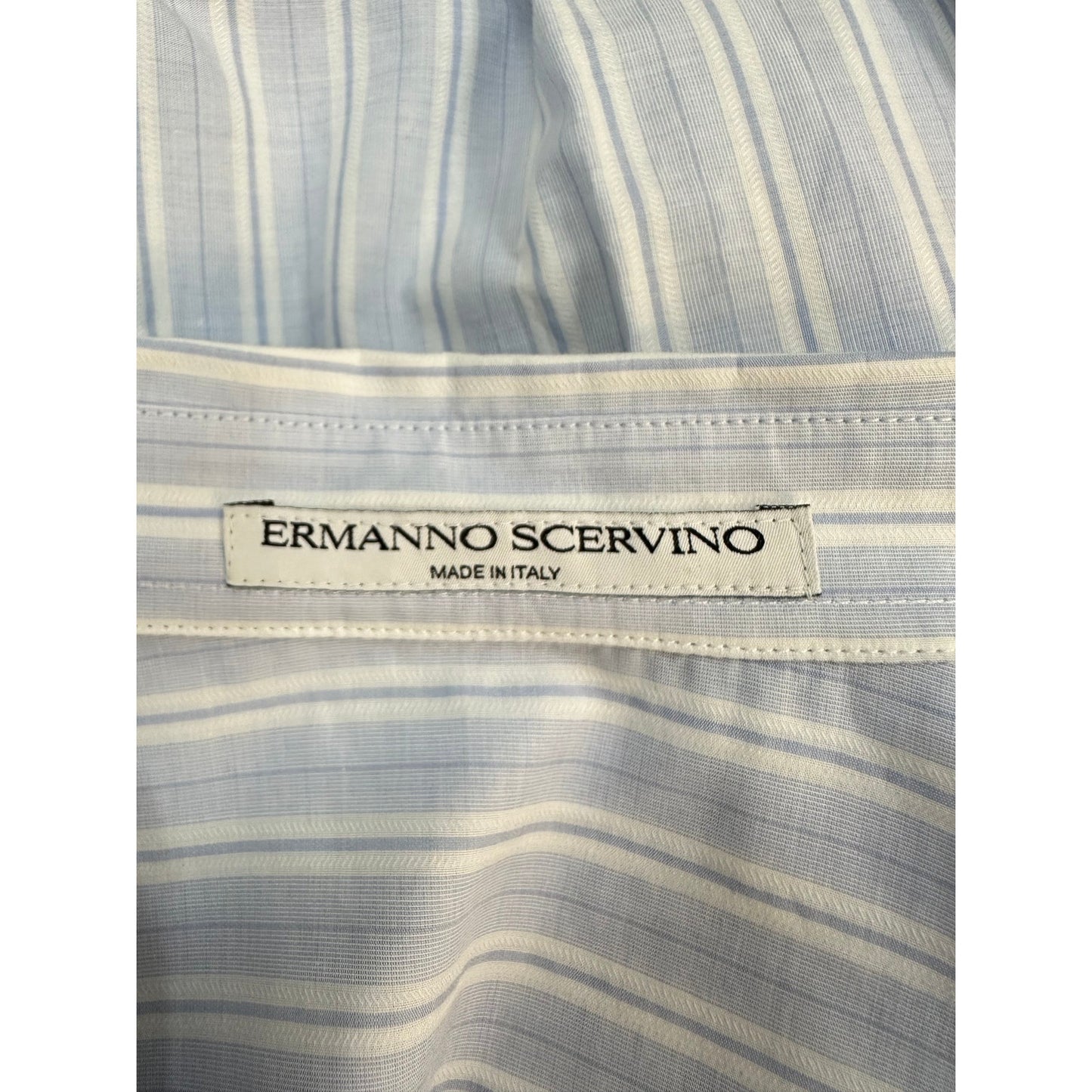Ermanno Scervino Striped Cotton Shirt - Size 44 Pre-owned