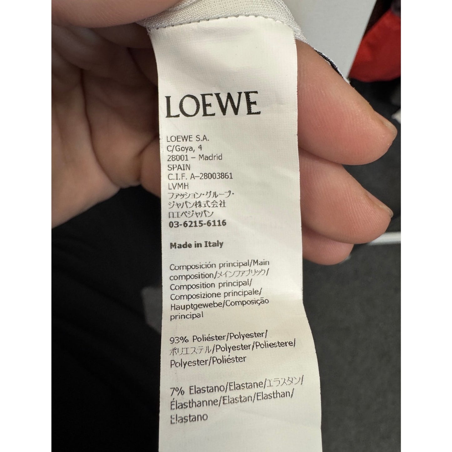 NWOT Loewe Black & White Straight Dress - Size M Pre-owned